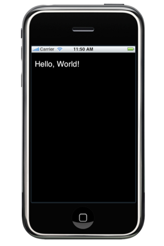 HelloWorld in esecuzione