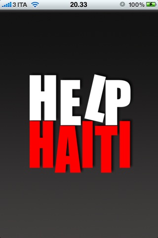 HelpHaiti_Splashscreen Help Haiti - Splashscreen