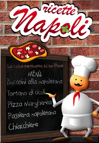 RicetteNapoli_splashscreen Ricette Napoli - Splashscreen