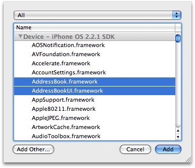 t071-access-contact-accedere-ai-contatti-iphone-xcode-02 T071 Access Contact - Accedere ai contatti iphone xcode 02