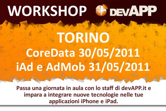 workshop-CoreData-iAd-AdMob-Maggio-2011-Torino